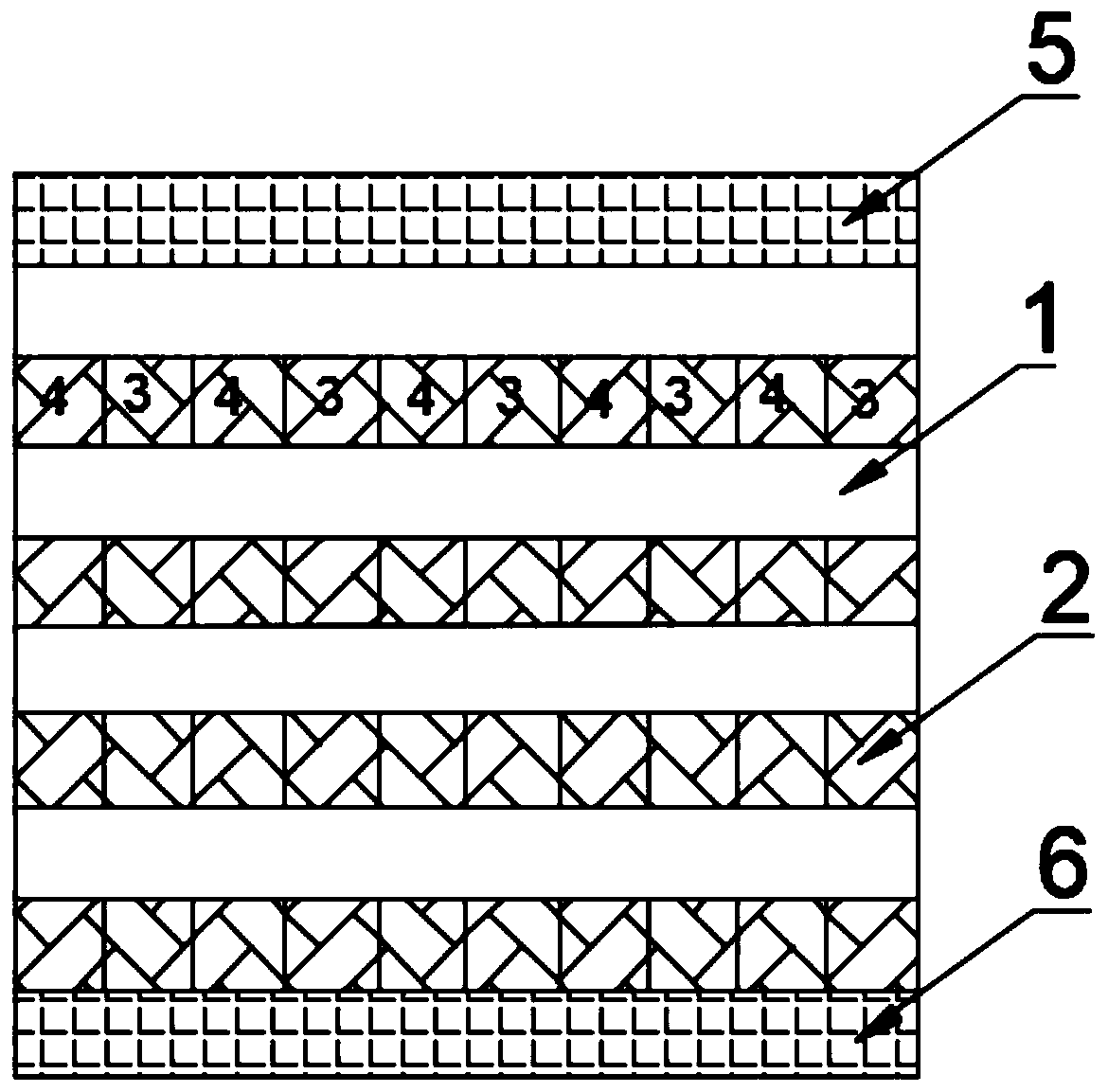 Downward access road filling mining method