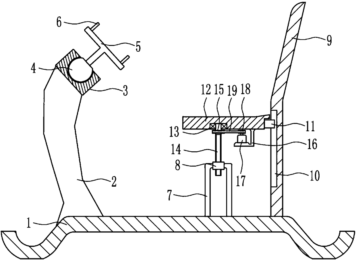 Foot step type double-arm coordination exercise recovery device for medical treatment