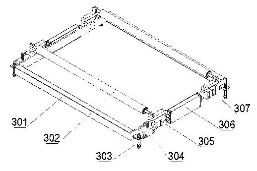 Modular structure electronic belt weigher