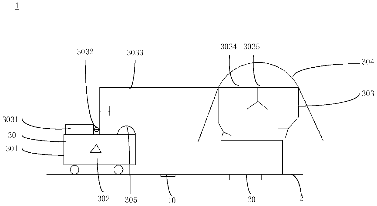 Maintenance equipment for double-block ballastless track bed slab