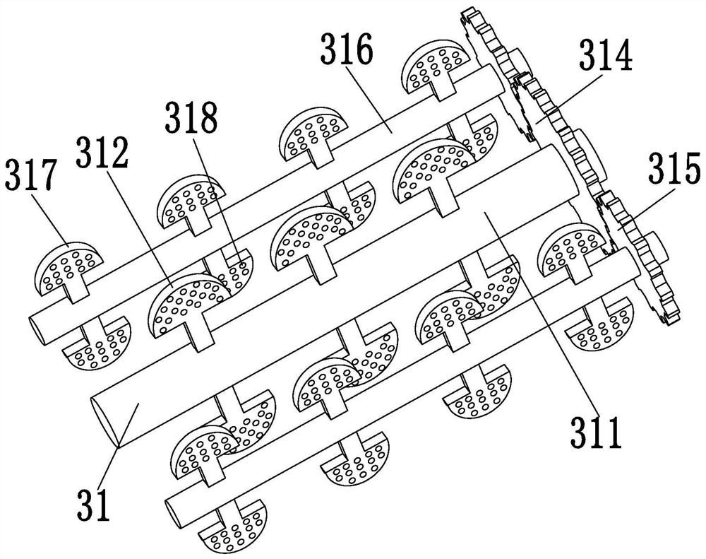 Incinerator flue gas purification treatment system and purification treatment method