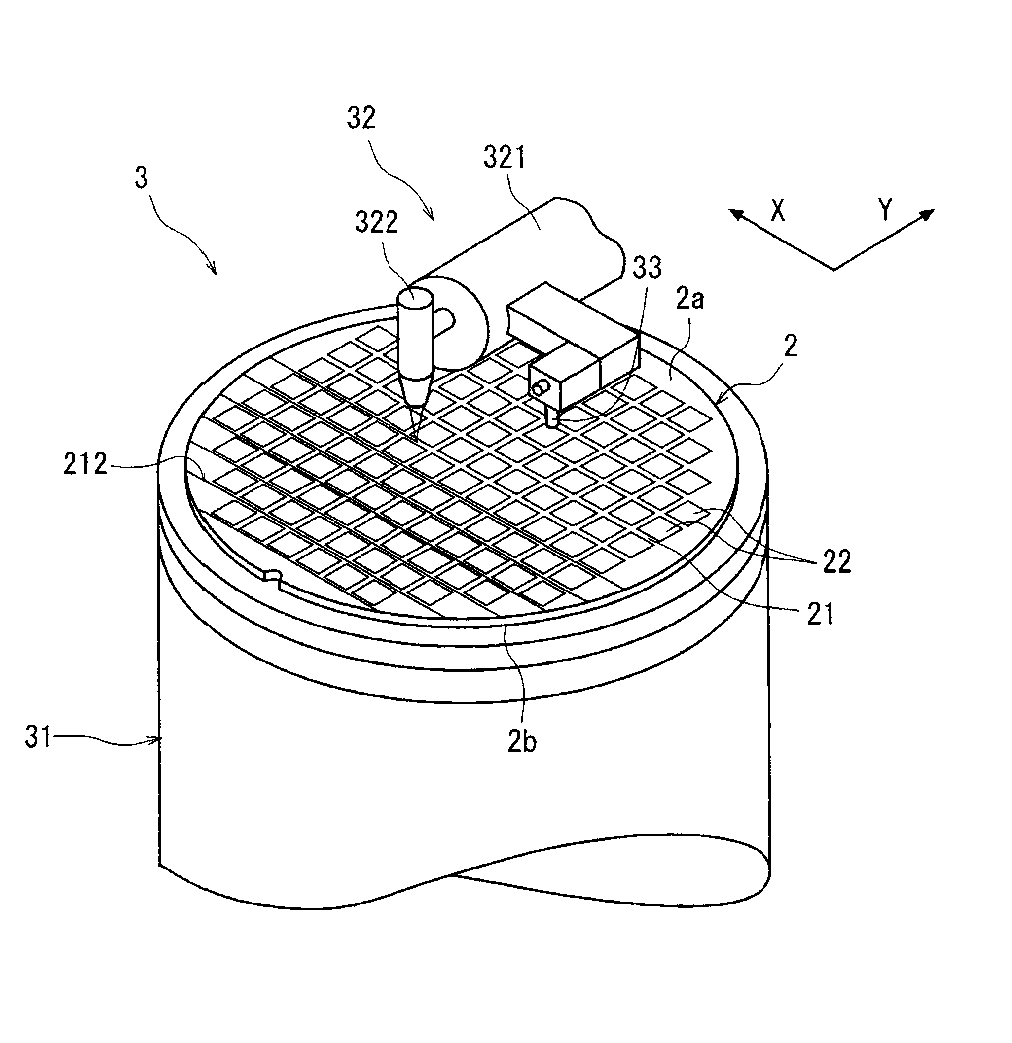 Method of processing optical device wafer