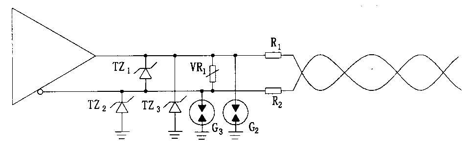 Signal lightning protector