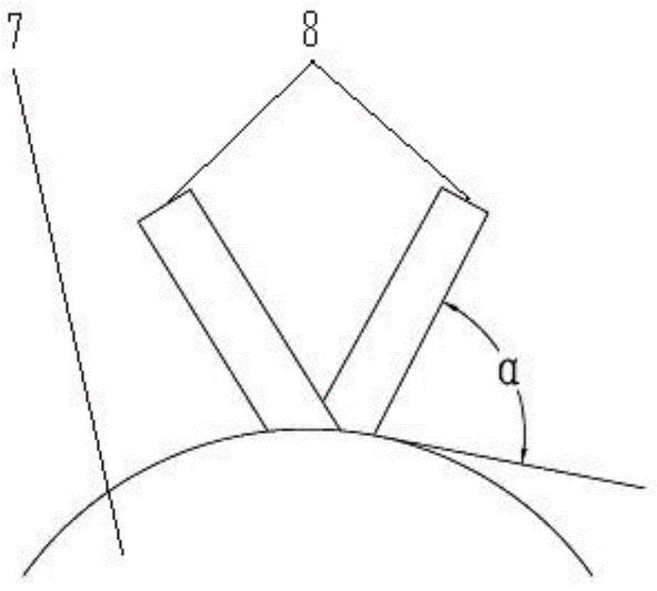 Single-head swing type striking-off machine