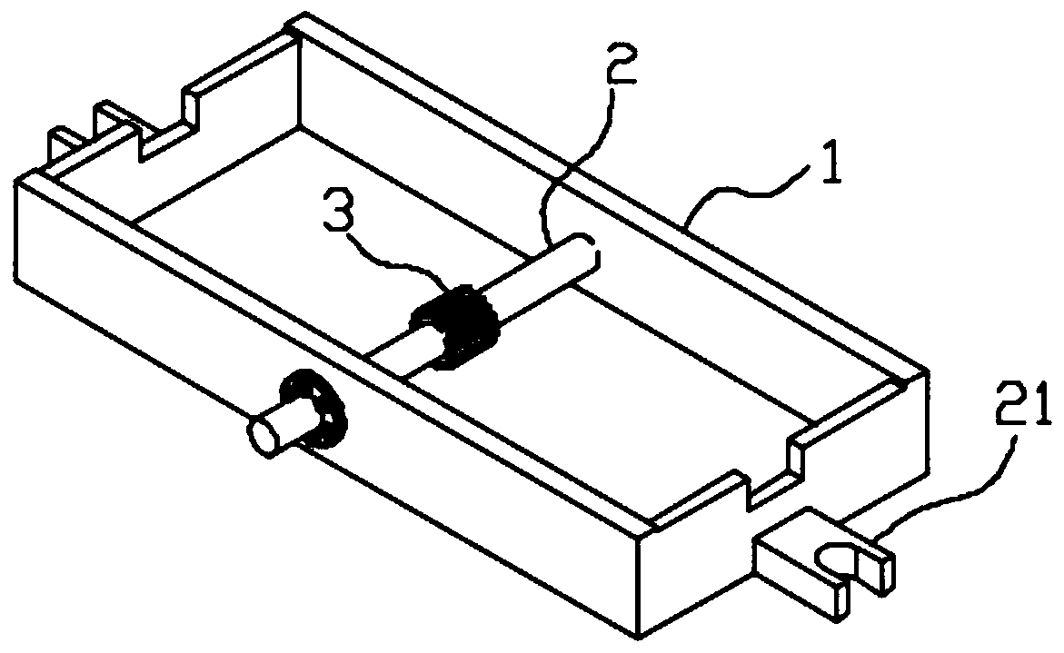 A shot peening fixture for thin-walled parts