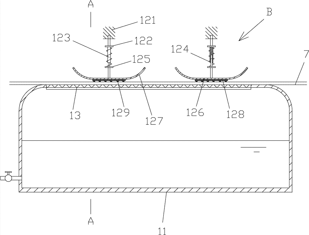 Textile setting and drying device