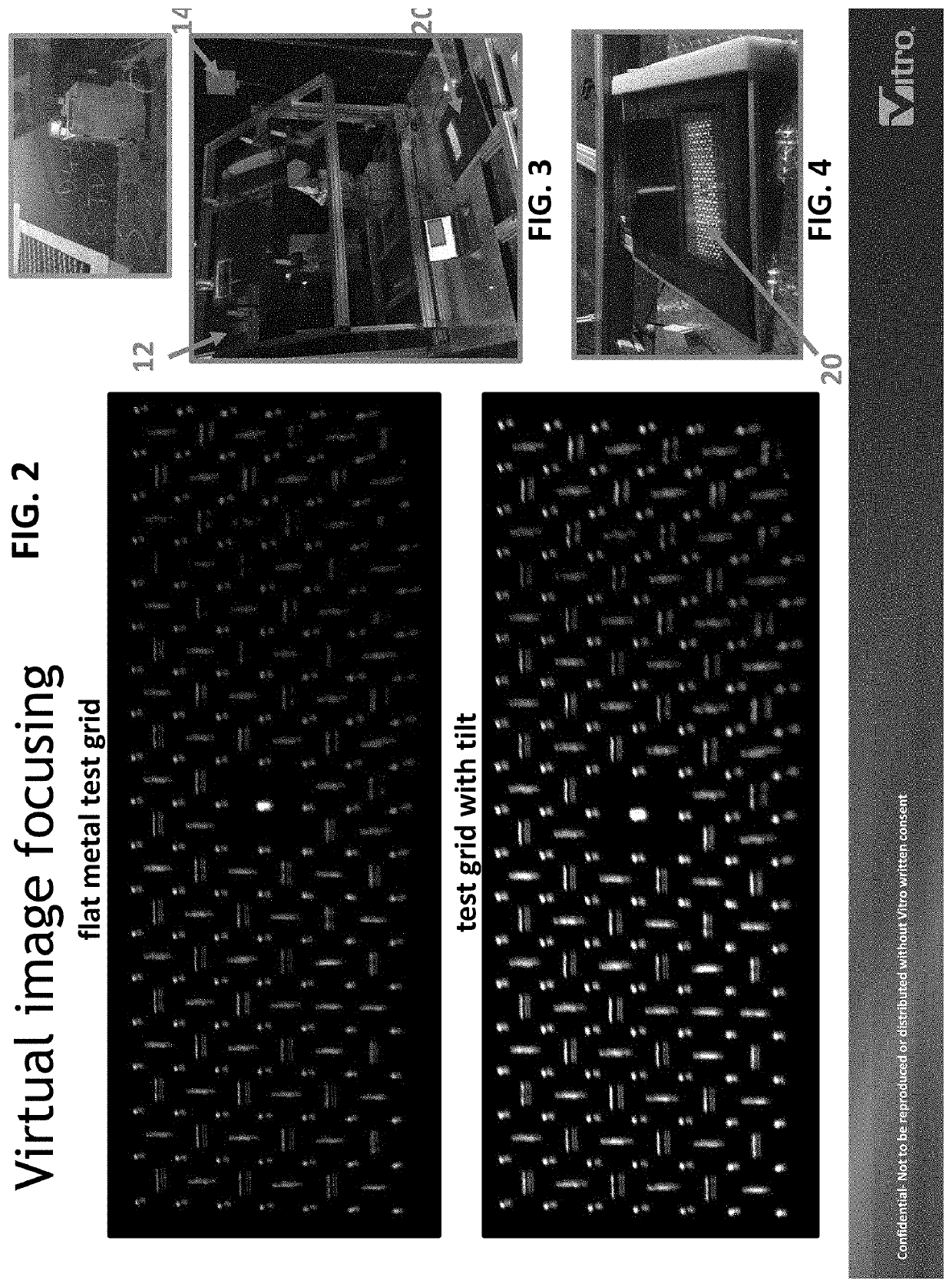 Fixture for evaluating heads-up windshields