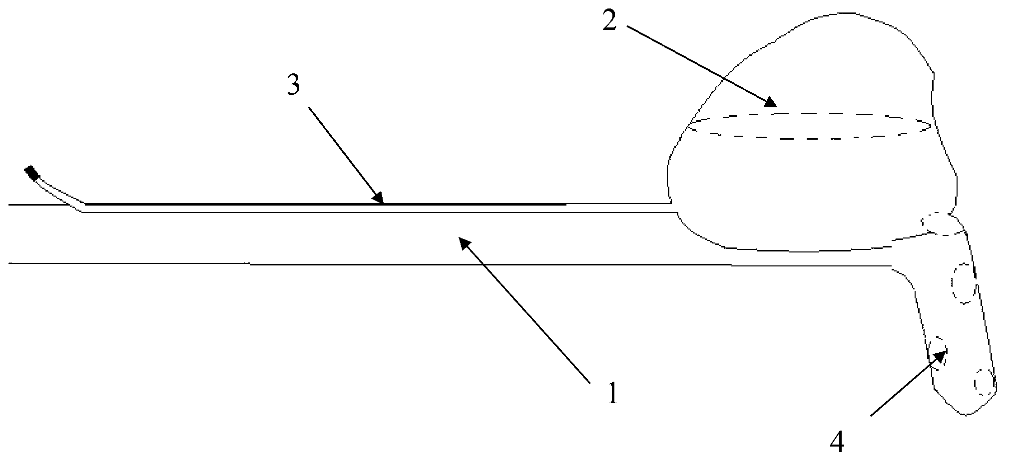 Pressurized drainage tube for chest