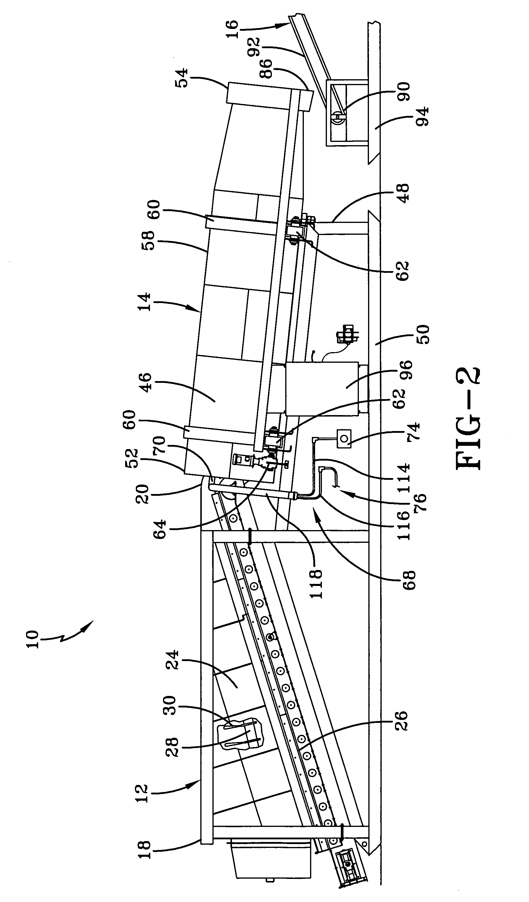 Apparatus and method for coloring landscape material