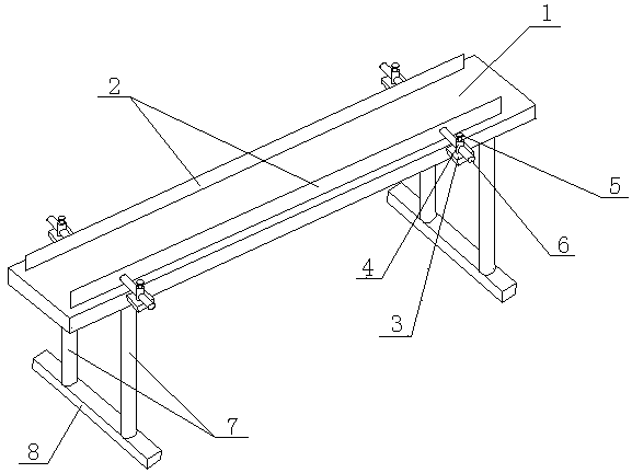 Adjustable conveying frame used for conveying medicine bottle boxes