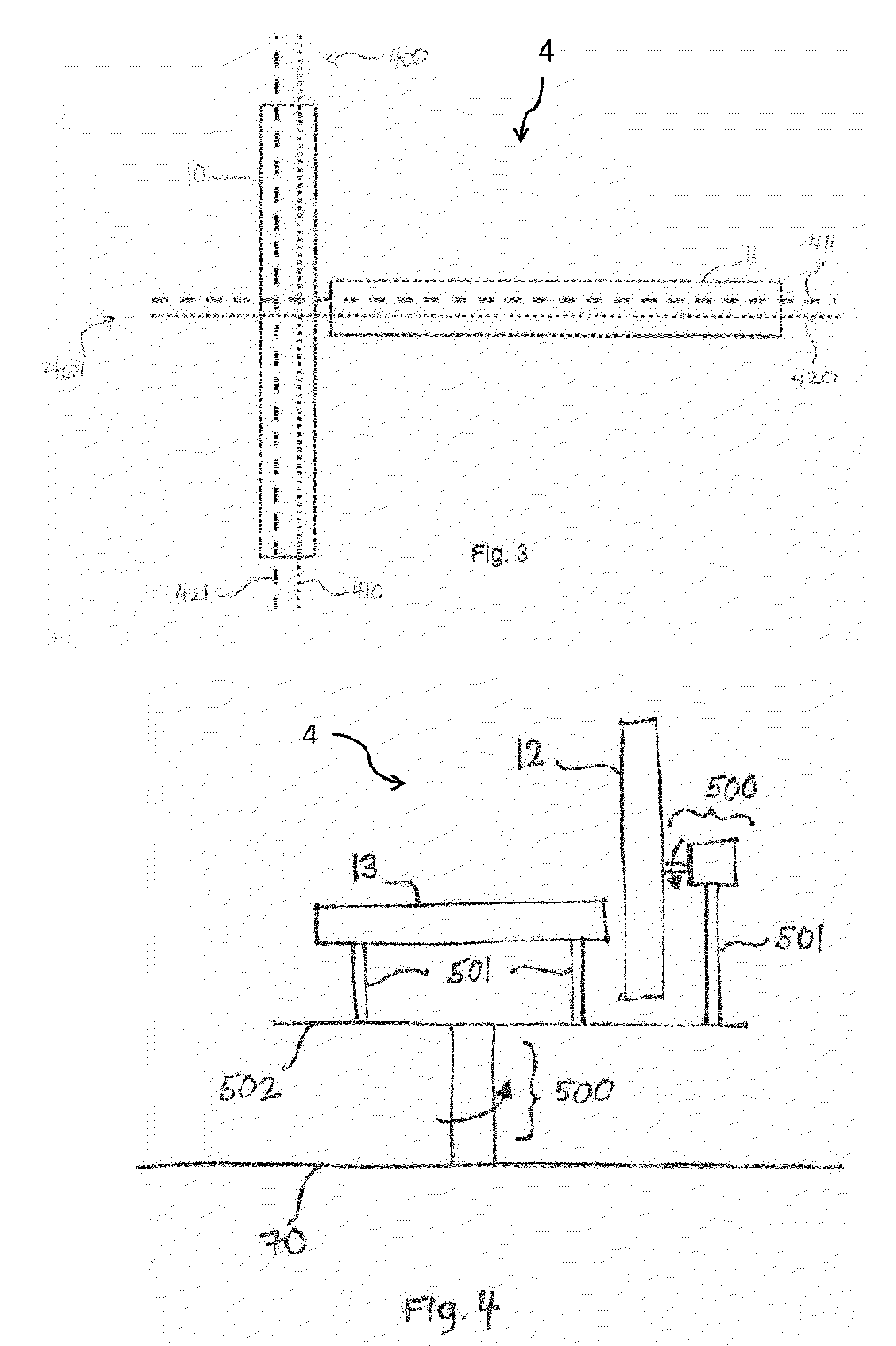 Orthogonal linear transmit receive array radar