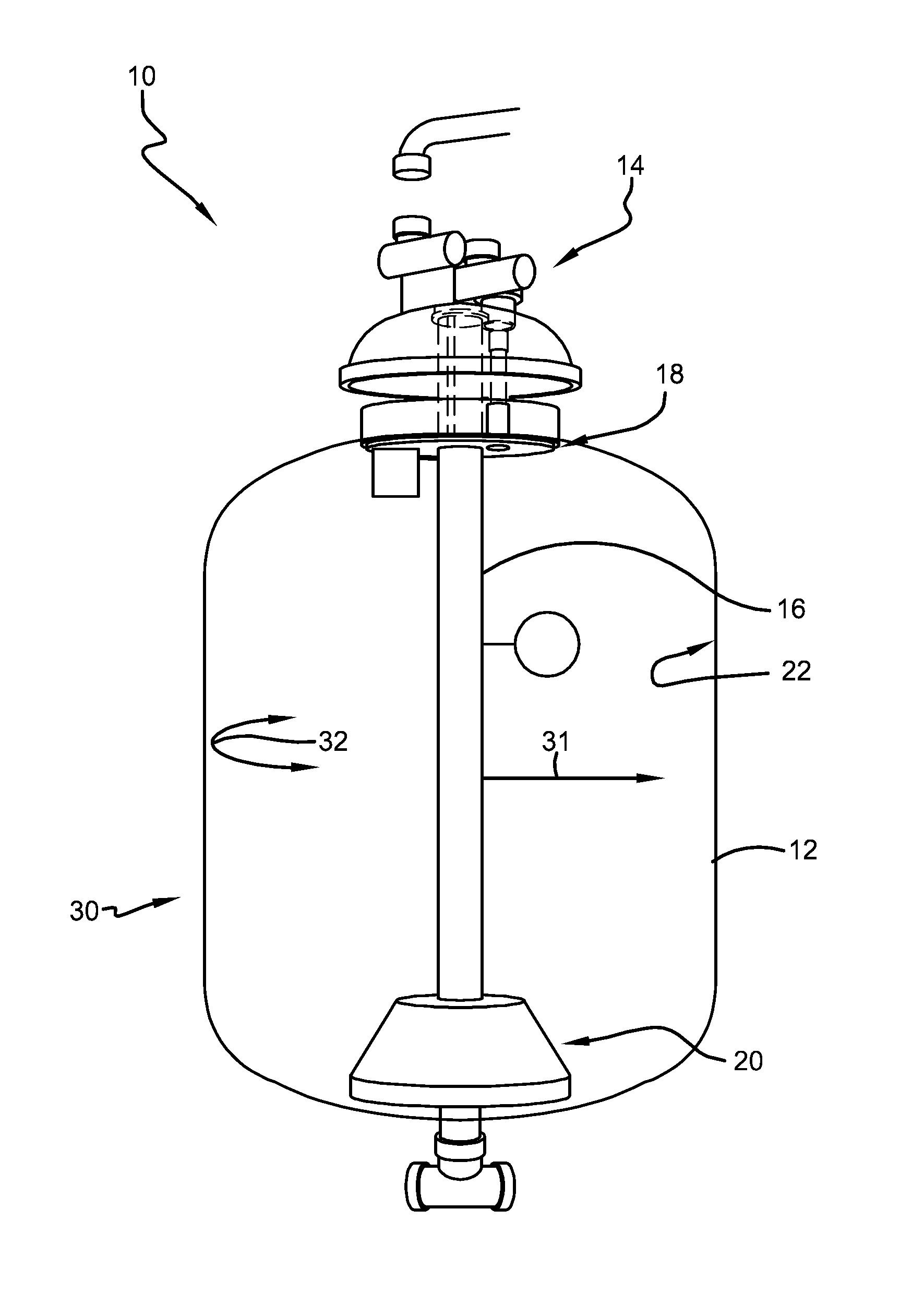 Radio frequency tank eigenmode sensor for propellant quantity gauging