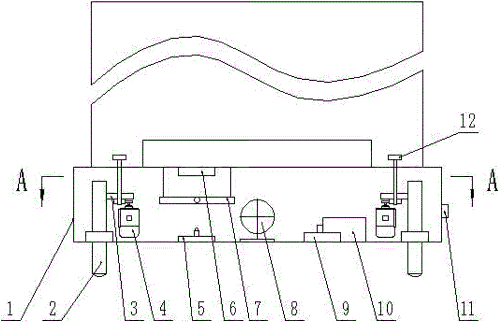 Electronic balance base