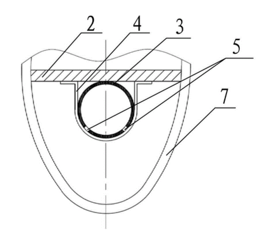 Wind wheel blade with antiicing and deicing functions