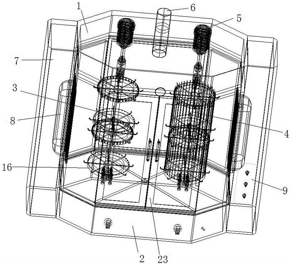 Multipurpose oven for full automatic roasting of all mutton shashlik and ducks