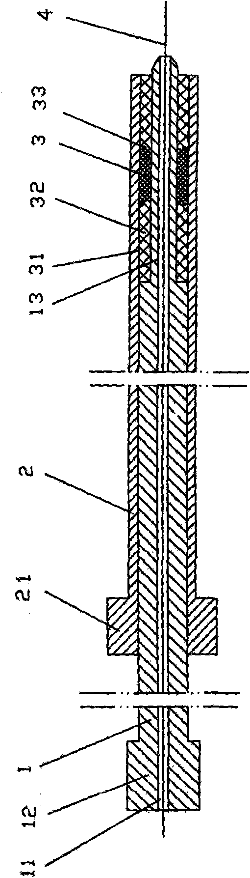 Stent with local dense net in blood vessel