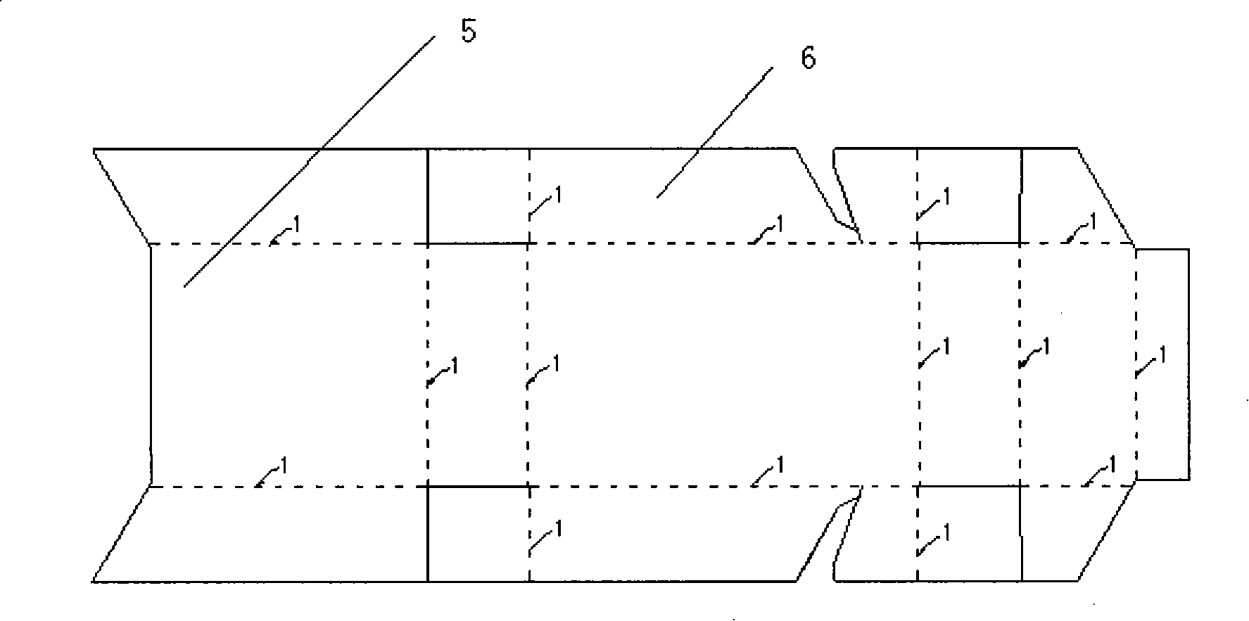 Parchment paper cigarette packing box and manufacturing method thereof