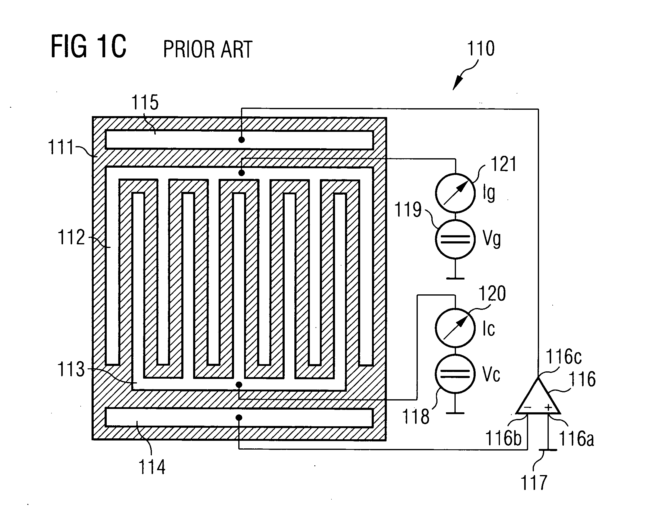 Biosensors array and method for operating a biosensor array