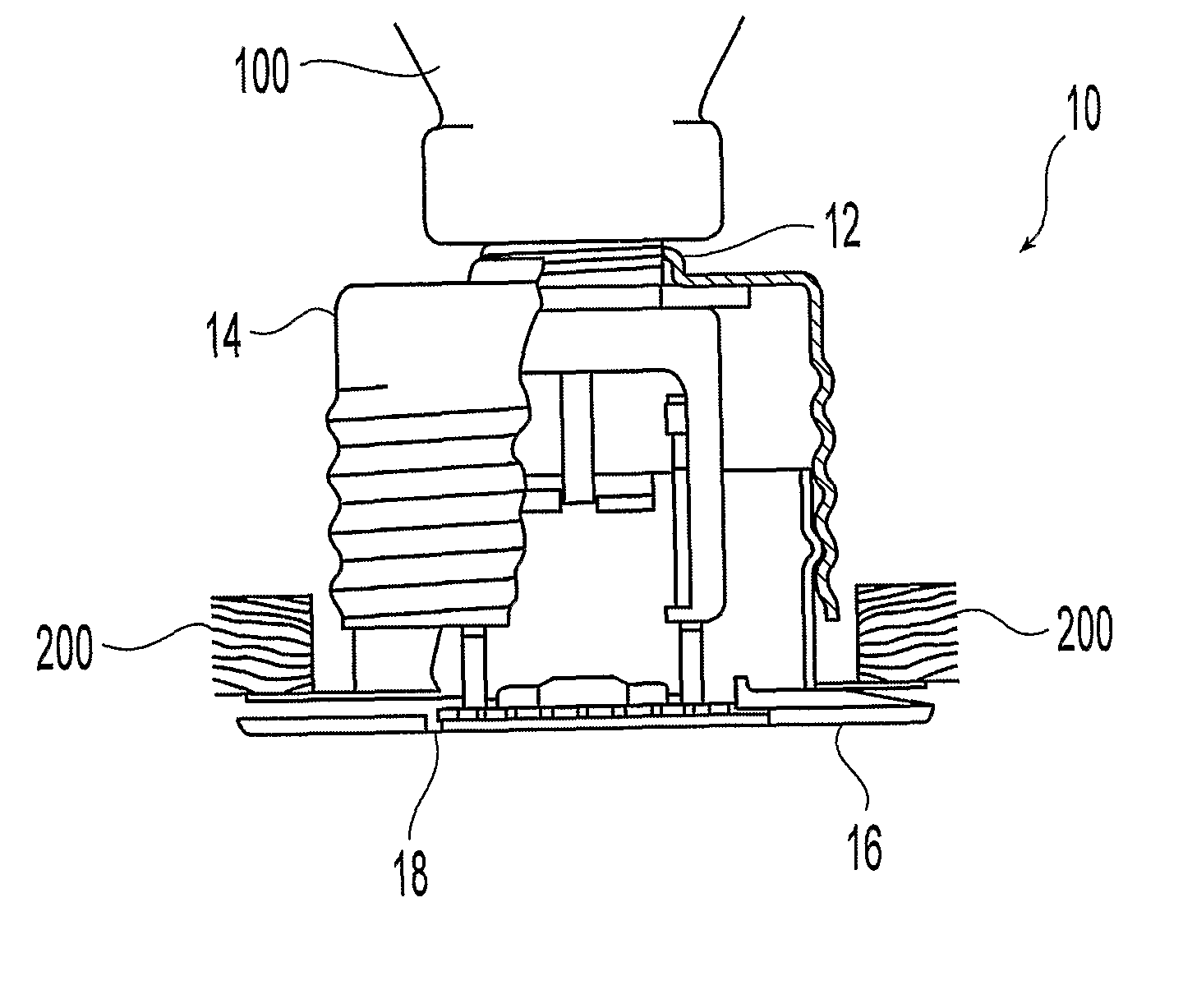 Residential flat plate concealed sprinkler