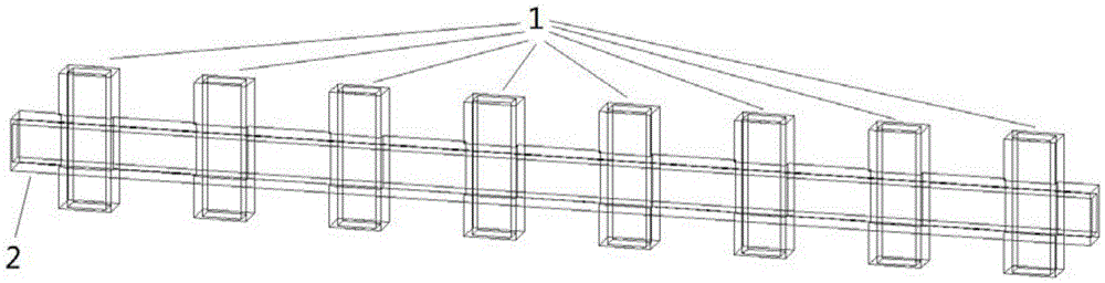 Series feed type waveguide corrective network