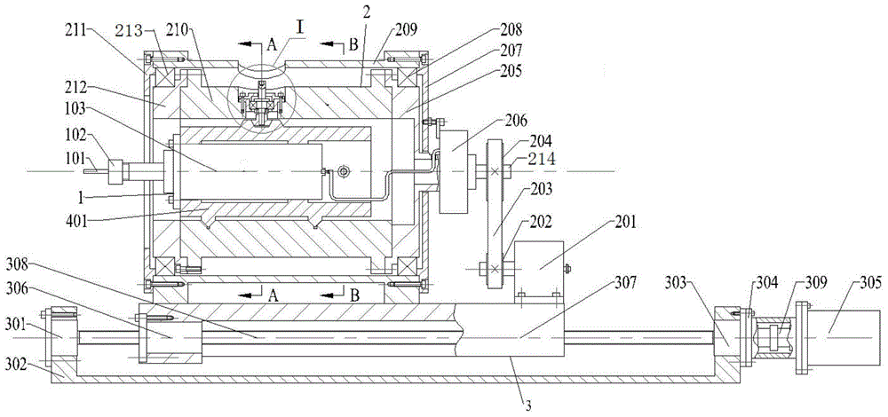 A helical milling device