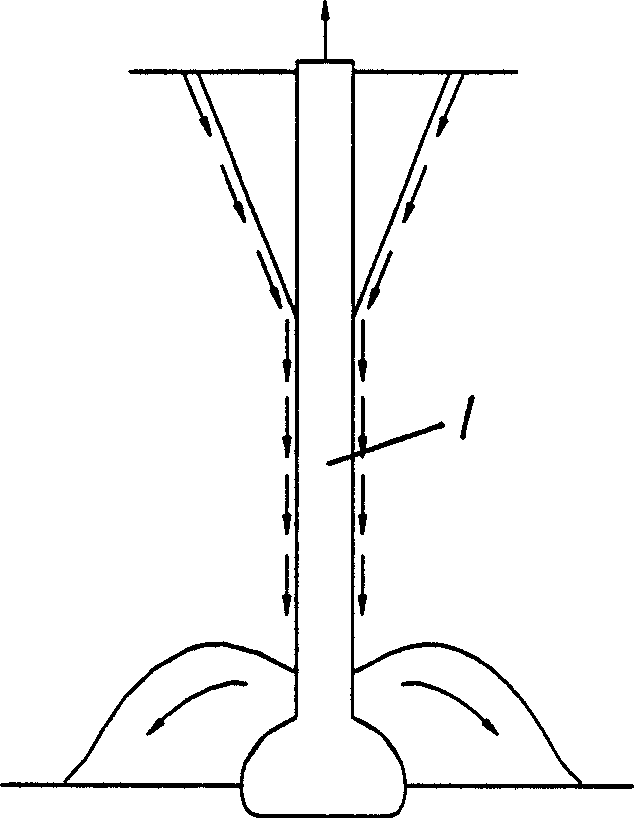 Bored under-reamed filling pile and fabricating method therefor