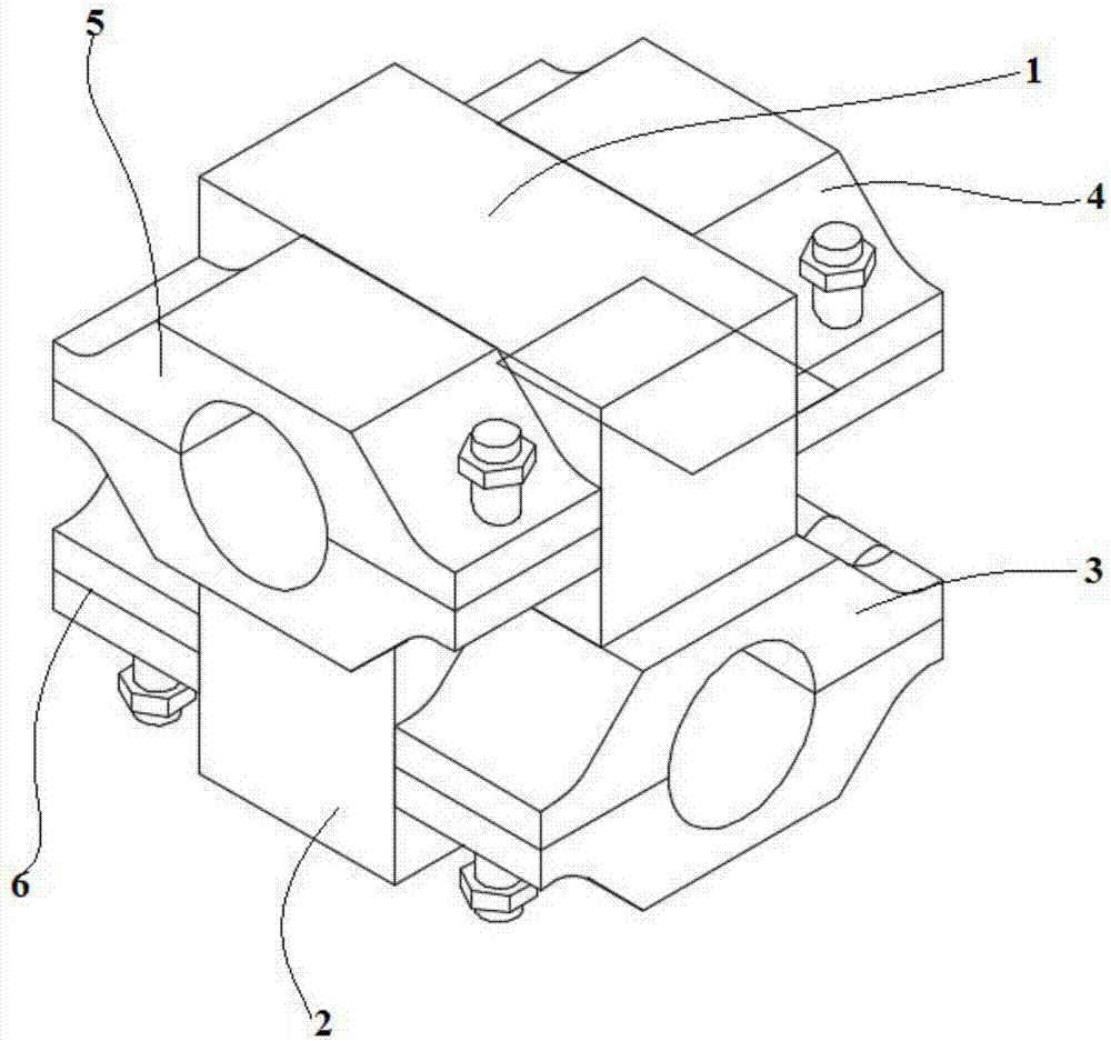 Scaffold on basis of construction assembling and disassembling convenience