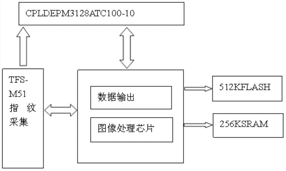 School bus safety device based on fingerprint recognition