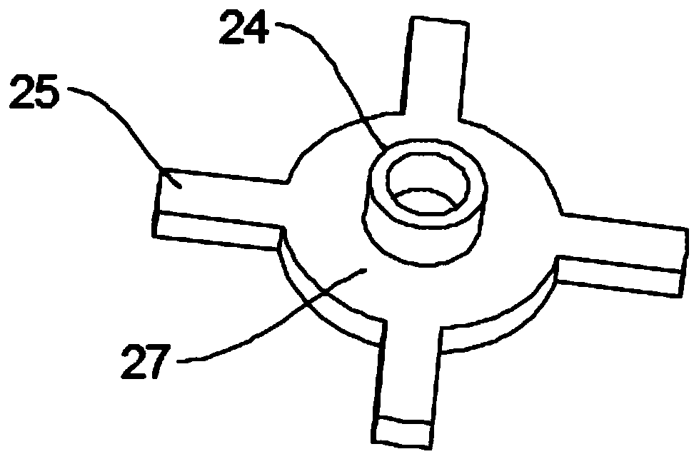 Clamping component structure of industrial robot