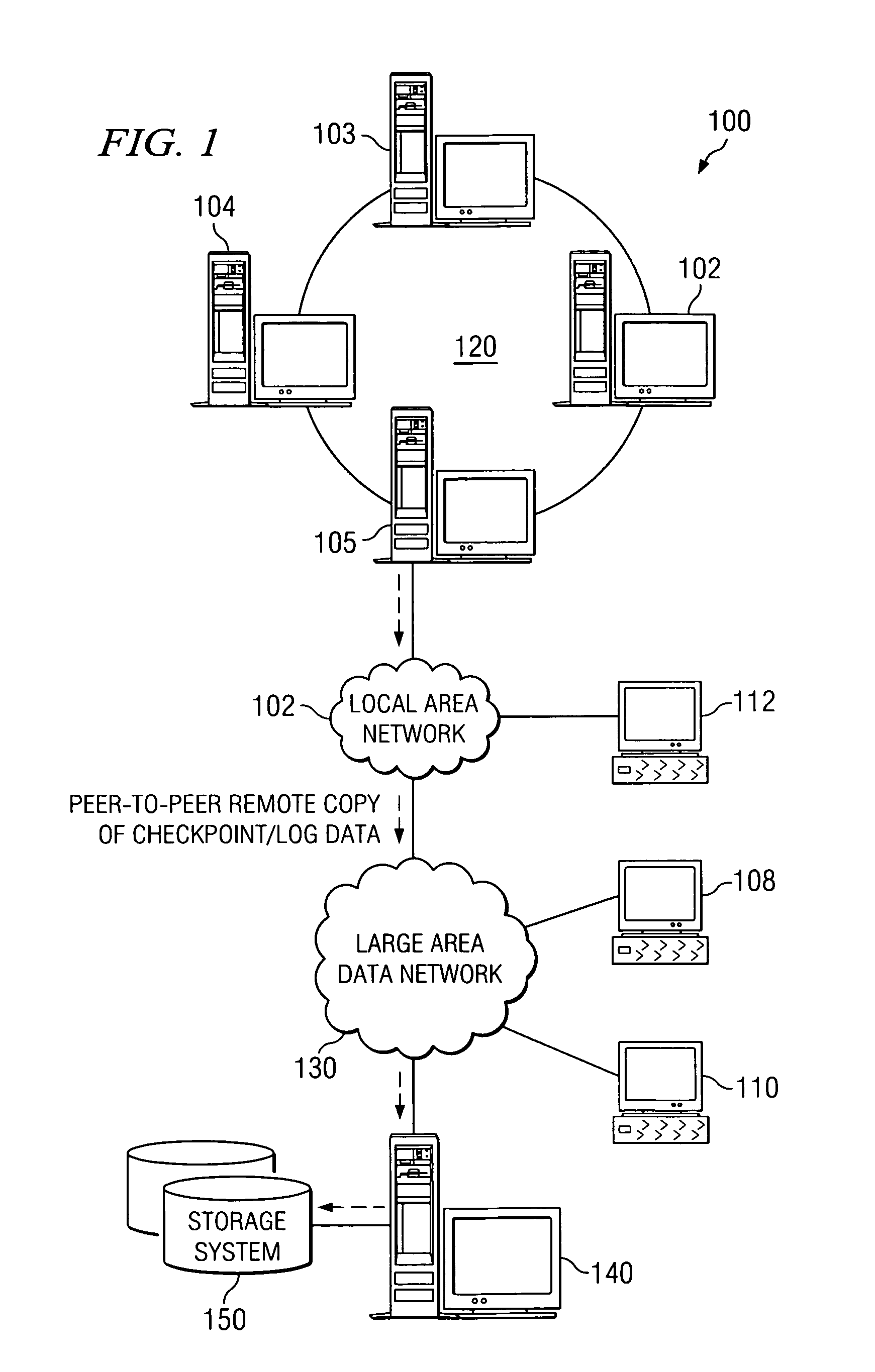 System and method for application fault tolerance and recovery using topologically remotely located computing devices