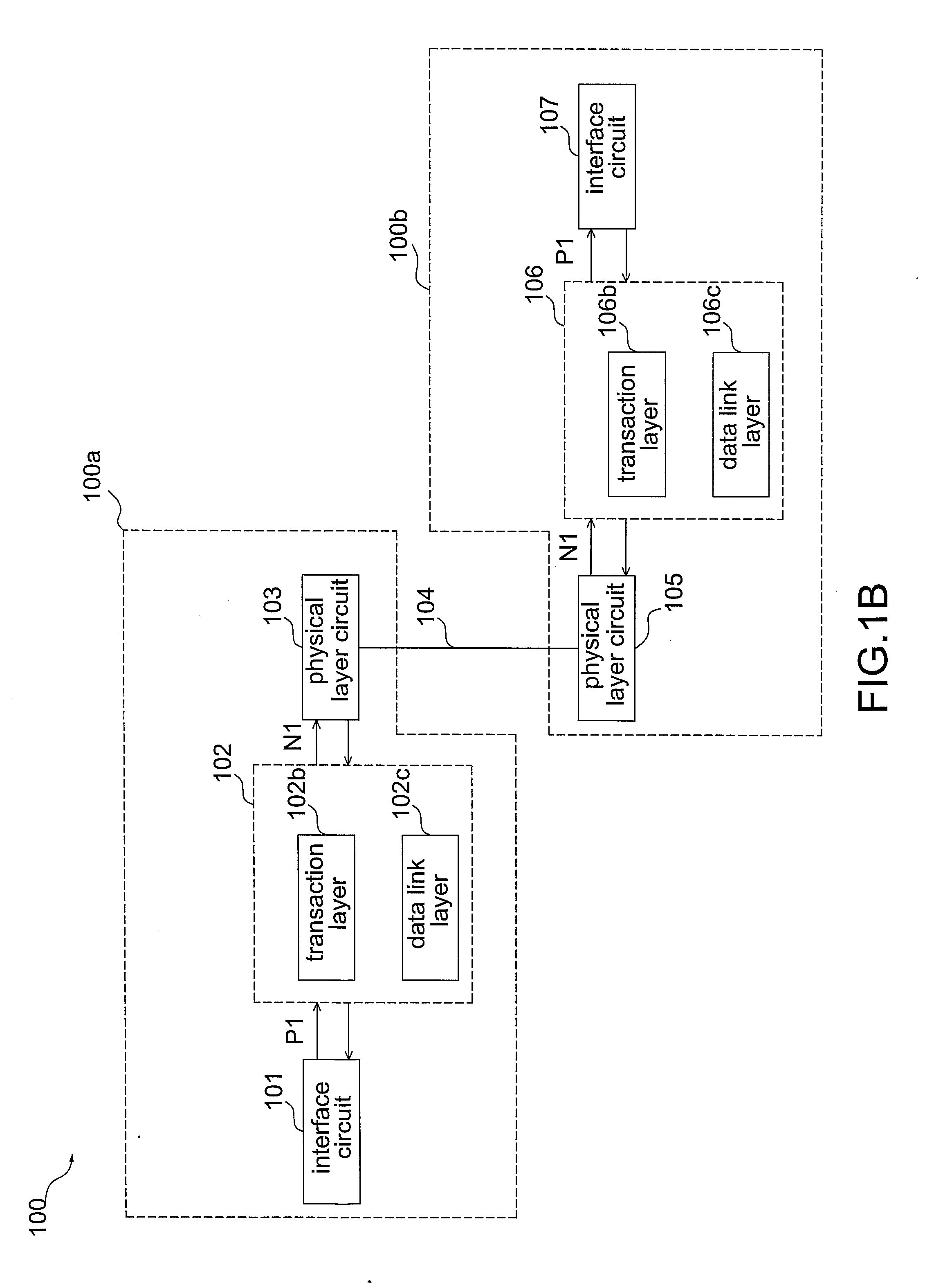 Transmission device and data extended transmission method