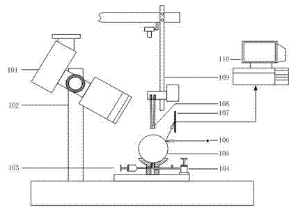 System and method for detection of micro-nano Newton force on spherical membrane vibratory quantum and application of method