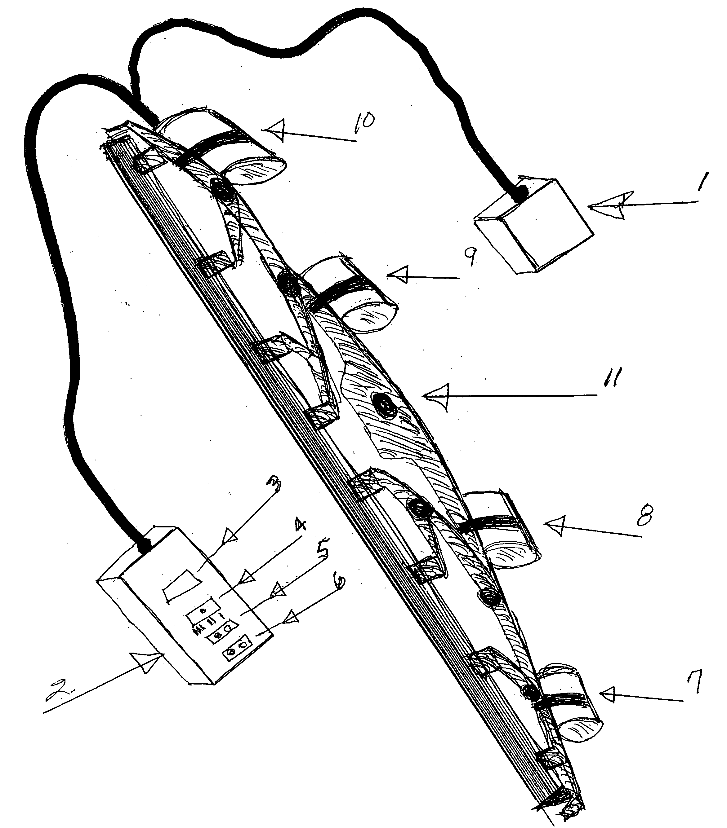 Vibrating wiper blade