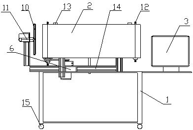 Line-scan digital camera storage type automatic blackboard