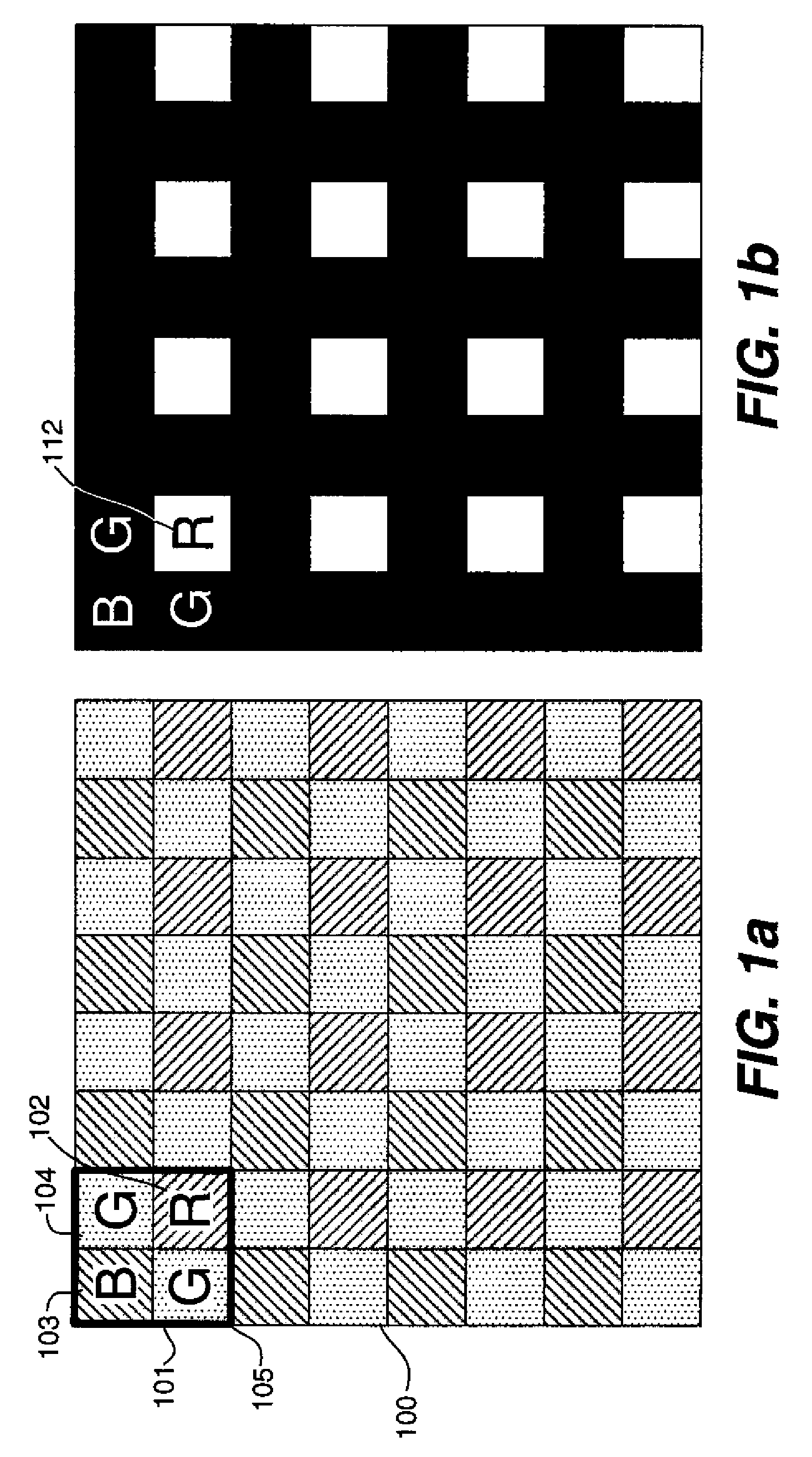 Image sensors having gratings for color separation