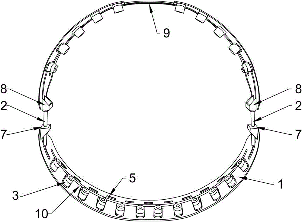 Emergency safety device for car tire explosion