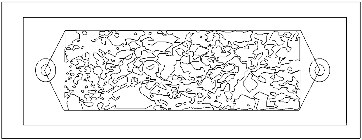 Minitype model for simulating oil reservoir and method for conducting petroleum displacement experiment by using minitype model