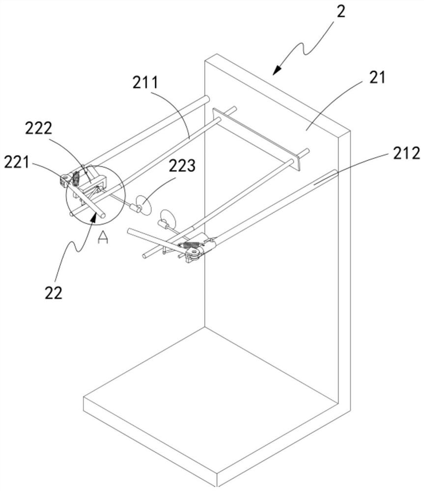 Bulk material packaging mechanism for automatically feeding bags, filling and sealing bags