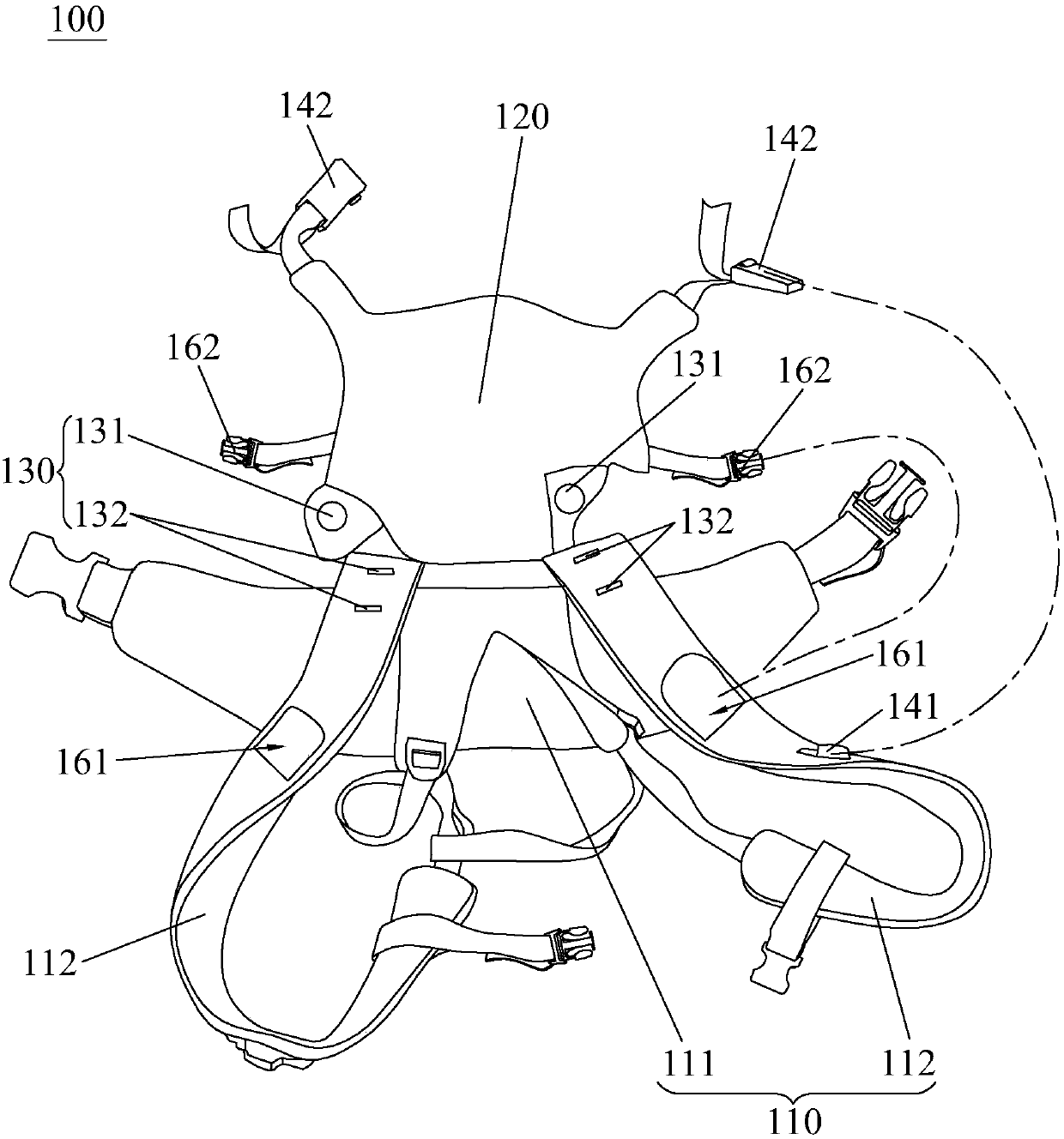 Infant holding strap