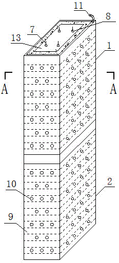 Energy-dissipating shock-absorbing anti-liquefaction rigid-flexible anti-slide pile and its construction method