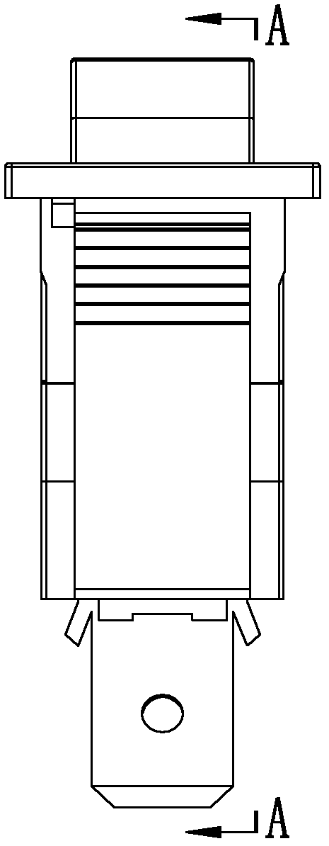 Rocker switch forcibly disconnected by rotating button cover