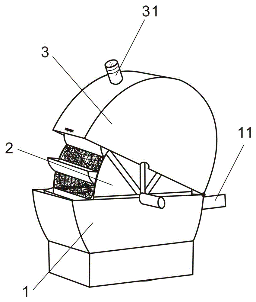 Hydrodynamic biological rotating disc sewage treatment equipment