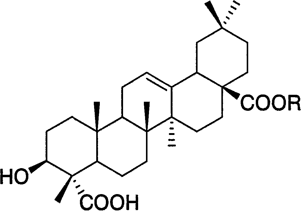 Novel Celosia argentea saponins compounds and application thereof