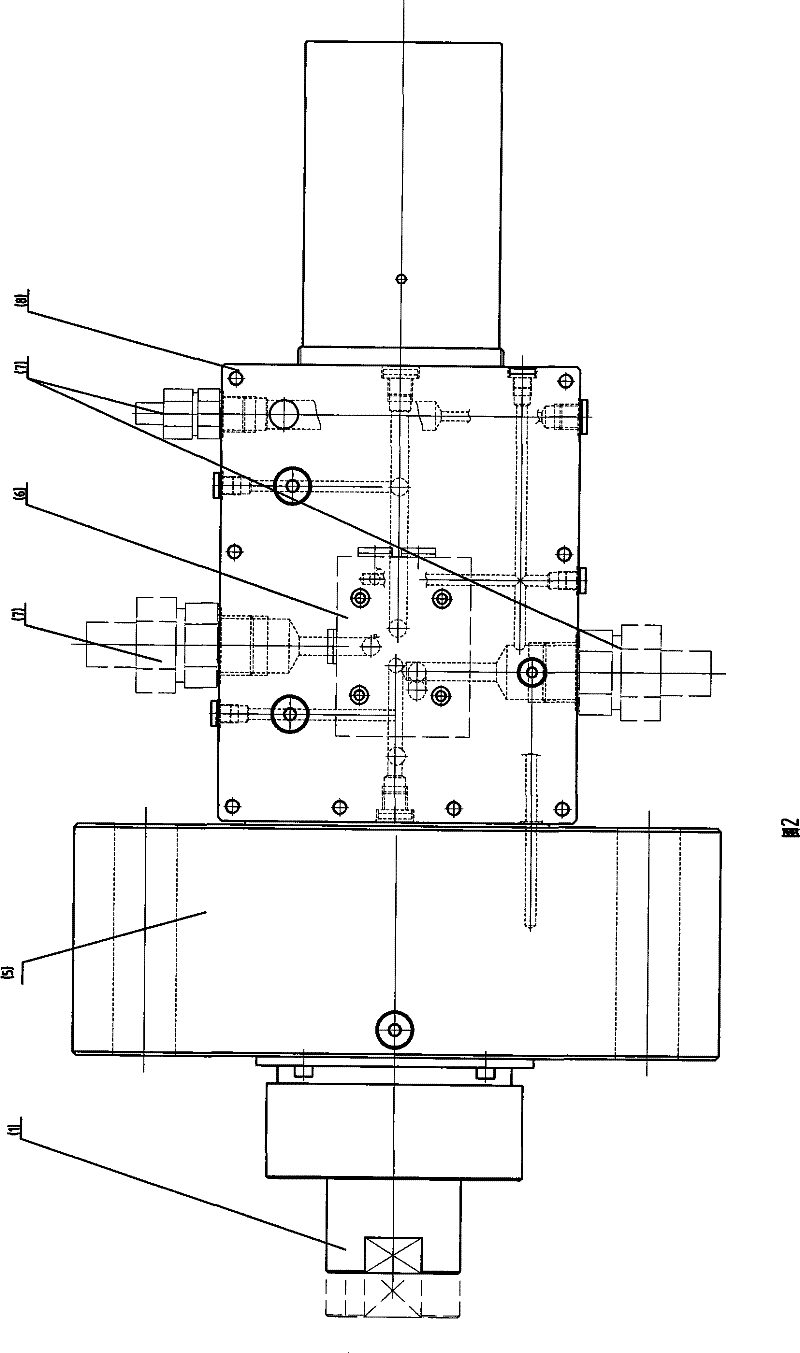 Floating guiding hydraulic cylinder