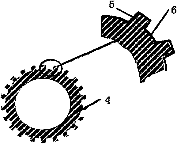 Large area reverse roller impression method for micro-structure of flexible base macroelectron manufacture