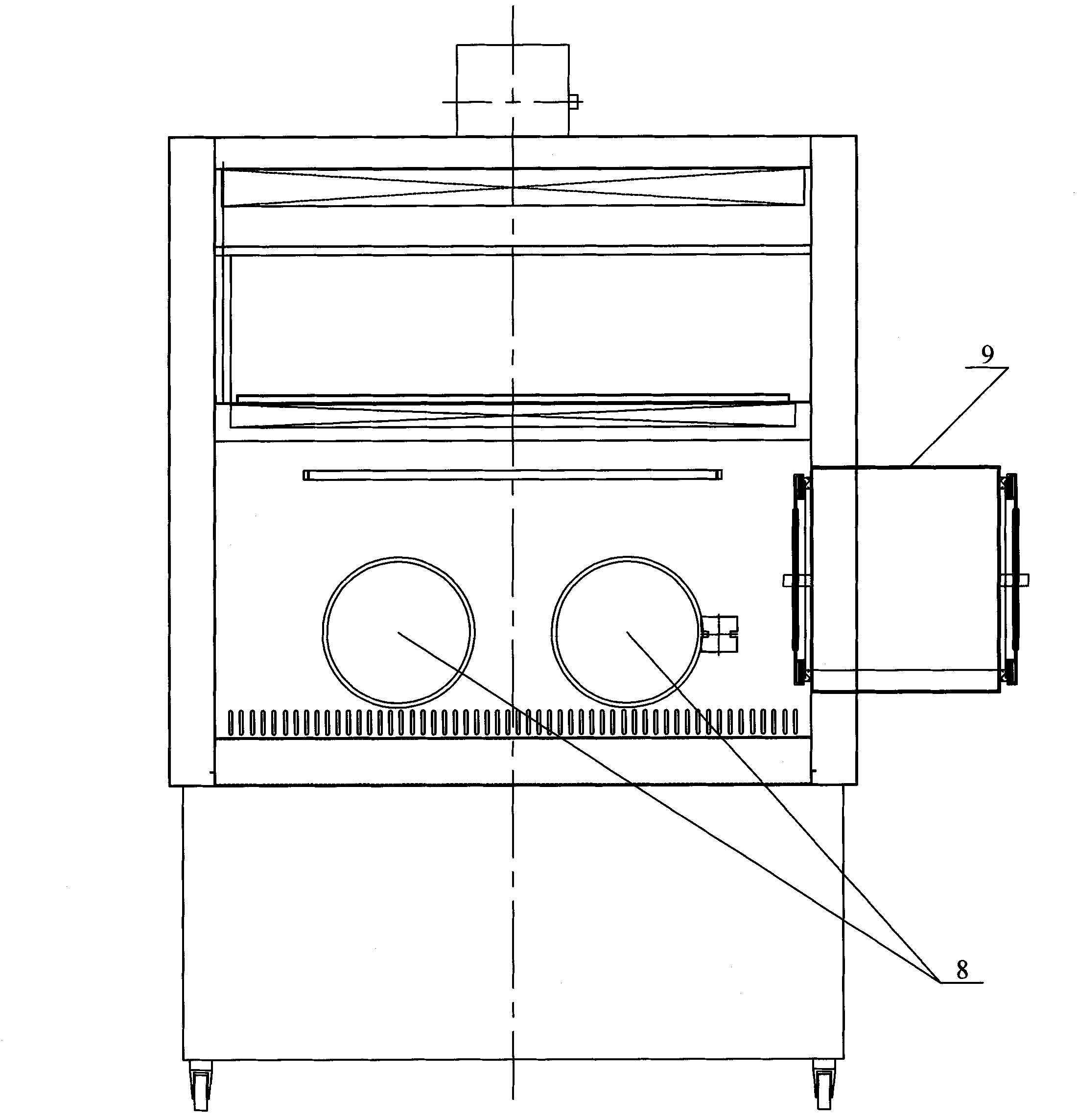 Three-grade biological safety cabinet