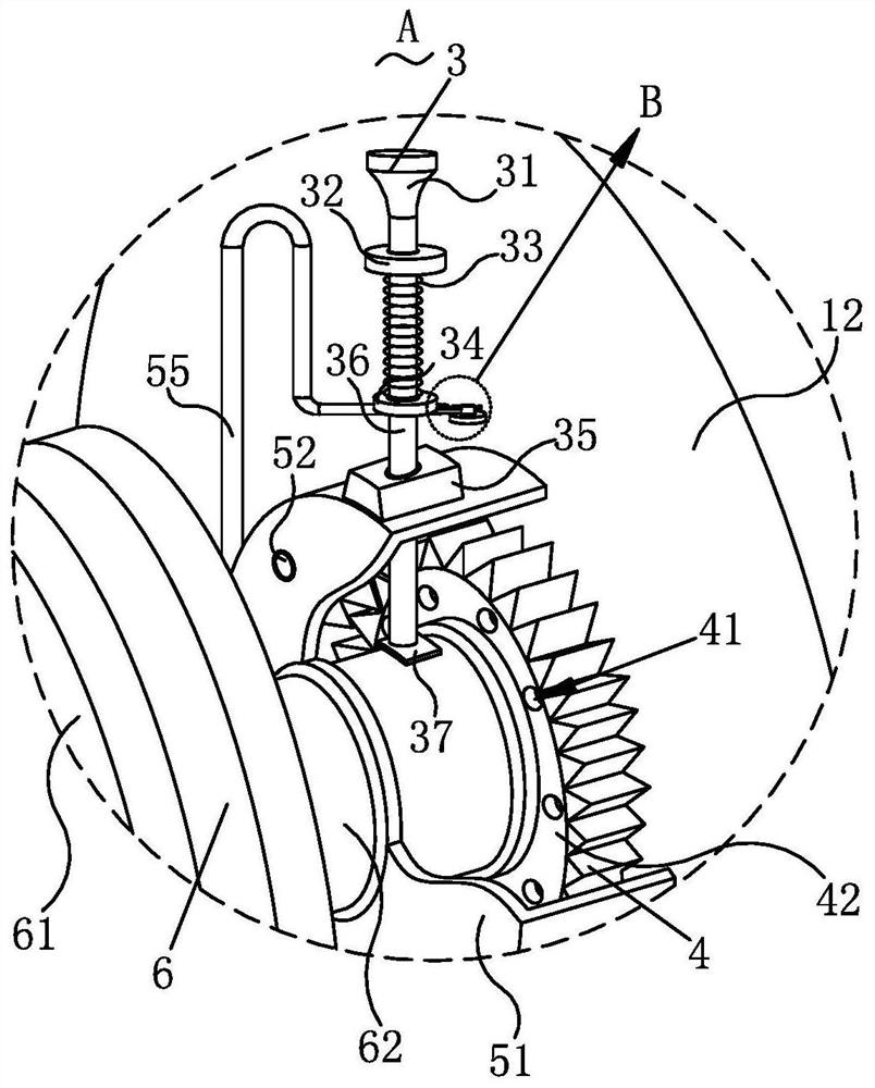 A motor and its motor shaft