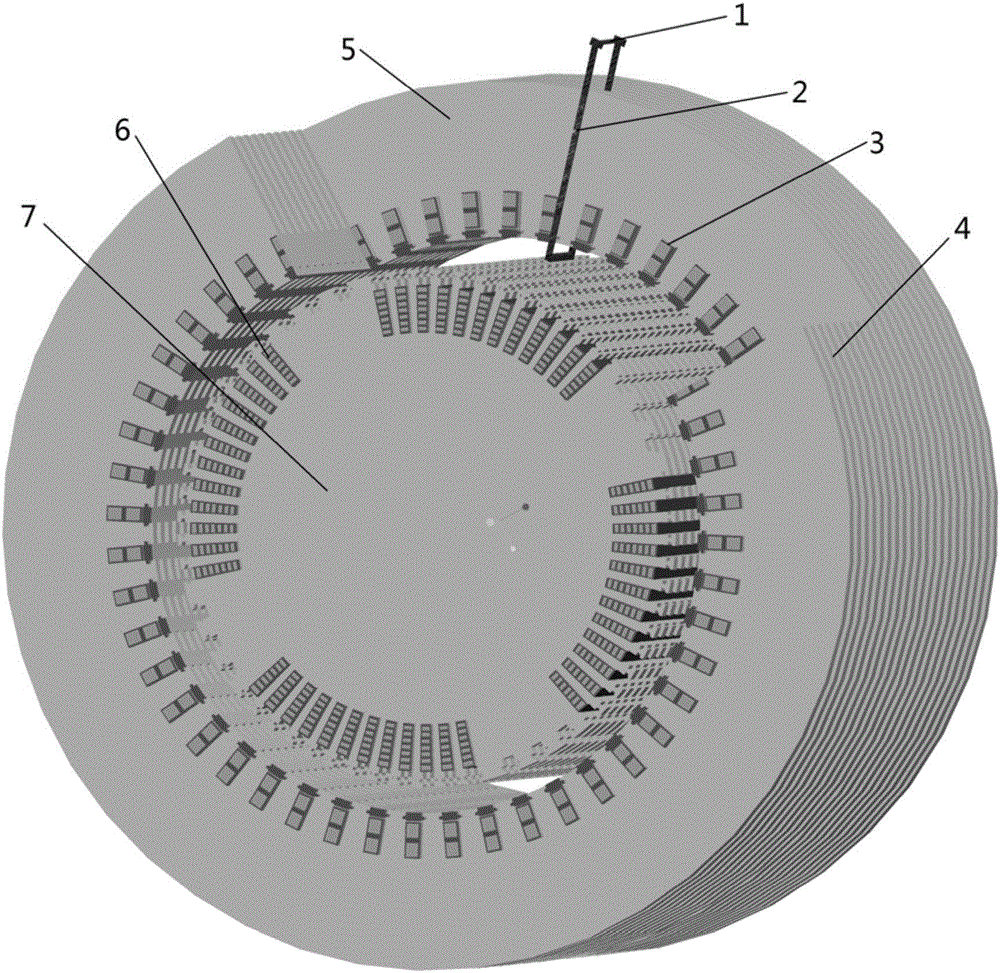 Steam turbine generator rotor turn-to-turn short circuit diagnosis device and method based on detection coil