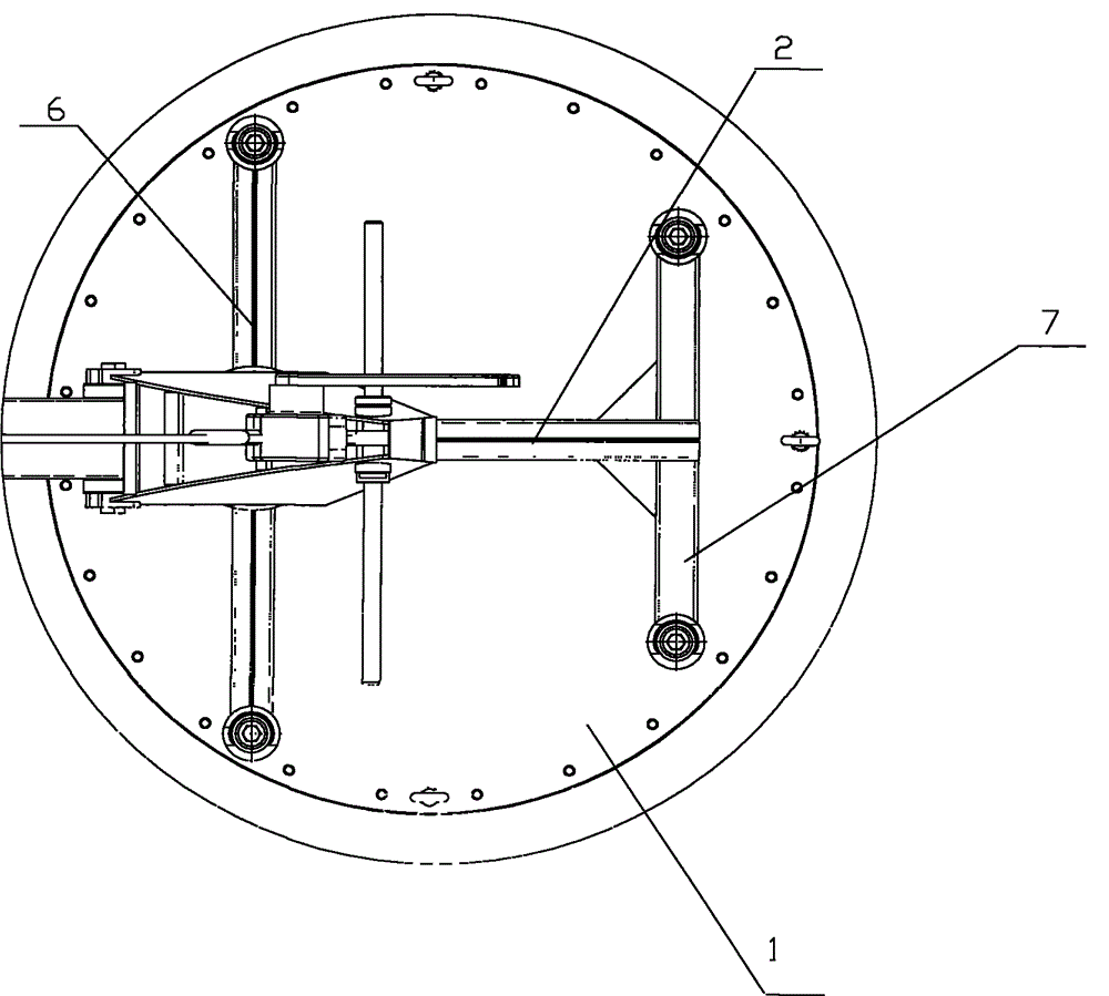 Dismounting wharf crane