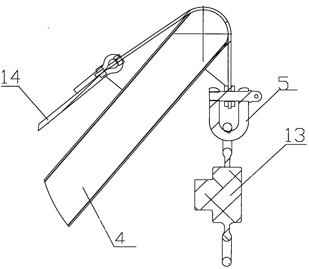 Dismounting wharf crane